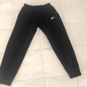 Nike sweatpants. Mens but can be unisex. Black; clean; nice!